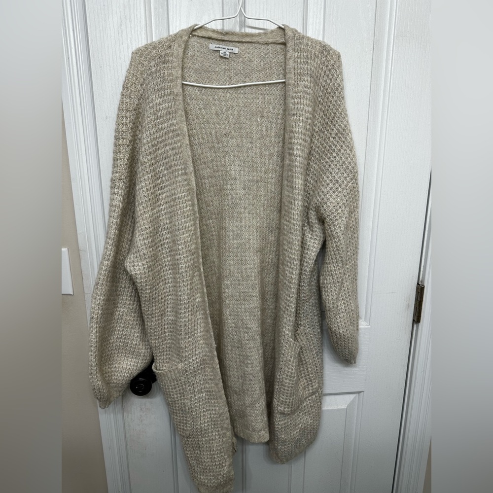 Long American Eagle Cardigan with Pockets
